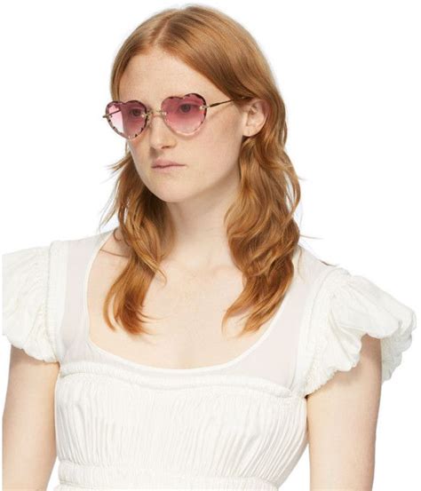 chloe rosie sunglasses pink